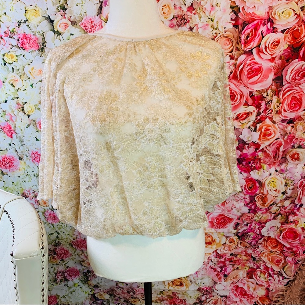 Street wear society summer sheer top. size Med